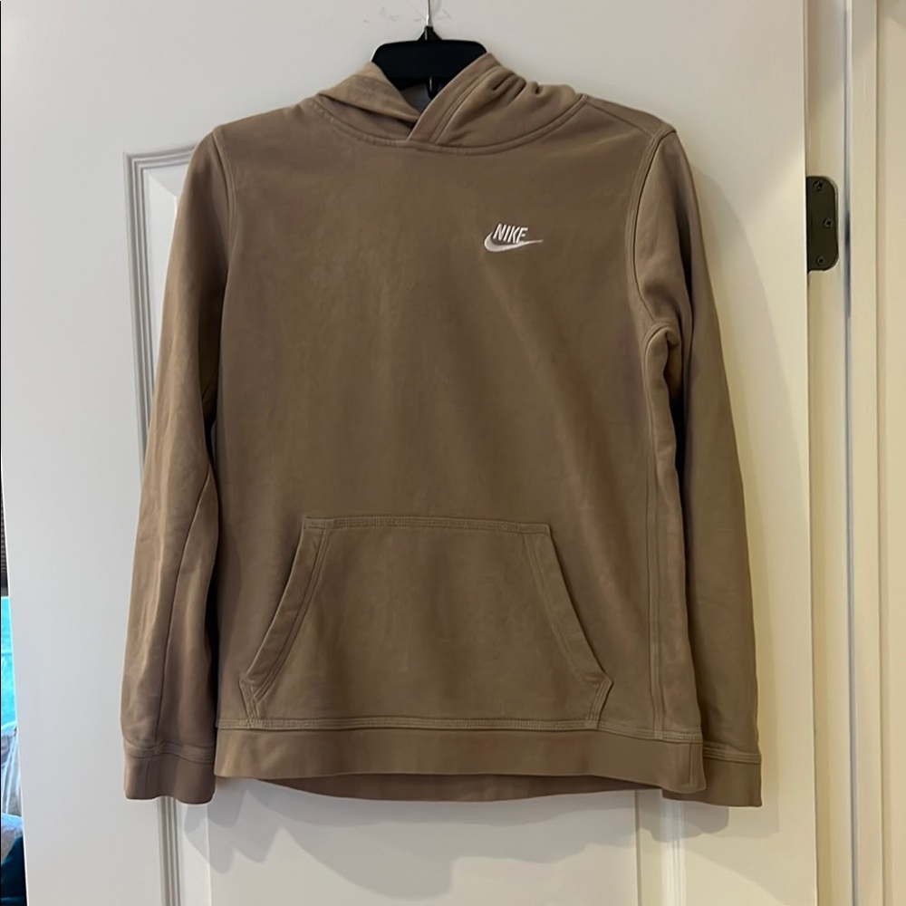 Boys Nike Tan Hoodie